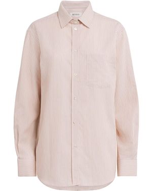 Rohe Cotton Stripe Shirt - Pink