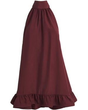Camilla & Marc Jersey Halterneck Elsen Mini Dress - Red