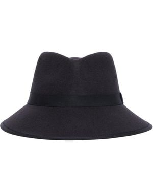 Max Mara Wool Felt Trilby Hat - Blue