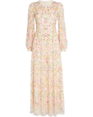Needle & Thread Shimmer Fairytale Gown - Natural