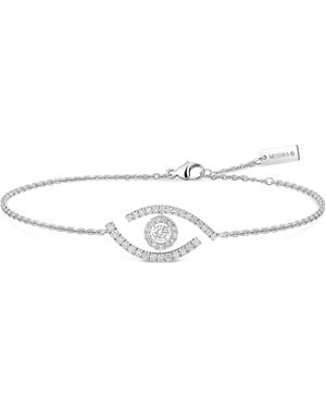 Messika Lucky Eye And Diamond Bracelet - White