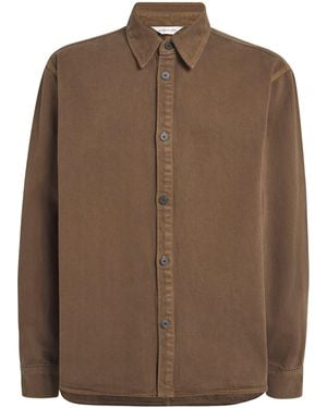 LE17SEPTEMBRE Denim Shirt - Brown