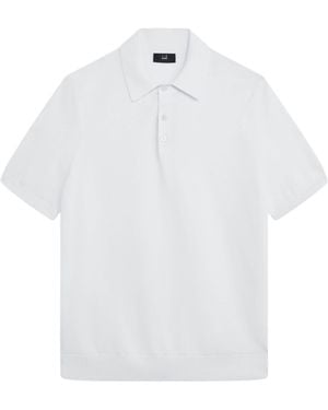 dunhill Cotton Piqué Polo Shirt - White