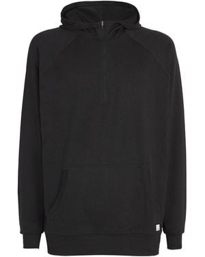 Vuori Ponto Performance Half-Zip Hoodie - Black