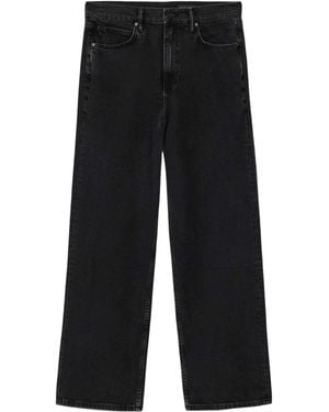 AllSaints Lenny Wide-Leg Jeans - Black