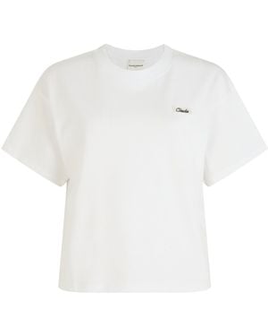 Claudie Pierlot Logo-Patch T-Shirt - White