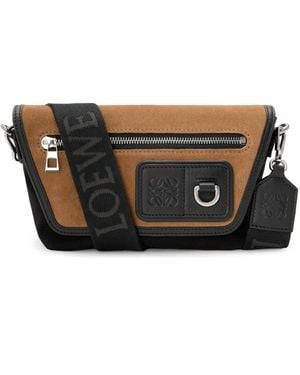 Loewe Mini Flex Messenger Bag - Black