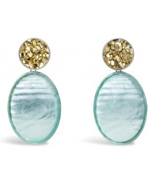 Alaïa Pendant Earrings - Blue