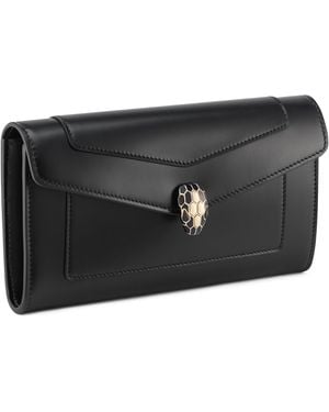 BVLGARI Long Serpenti Forever Wallet - Black