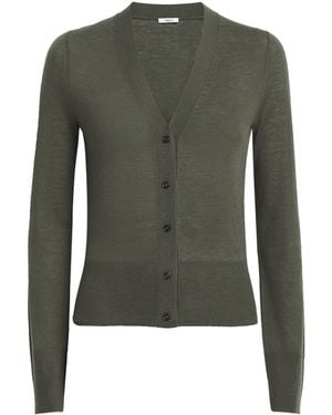 JOSEPH Cashmere Cashair Cardigan - Green