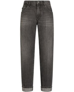 Dolce & Gabbana Straight Jeans - Grey