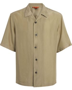 Barena Silk Camp Shirt - Natural