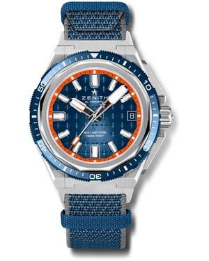 Zenith Stainless Steel Defy Extreme Diver Watch - Blue