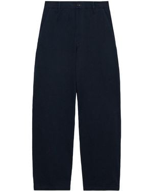 Loewe Cotton Straight Pants - Blue
