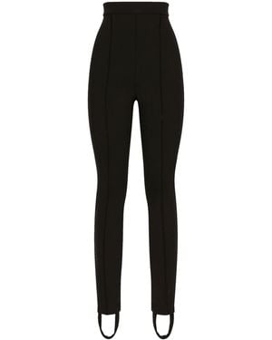 Dolce & Gabbana Stirrup Leggings - Black