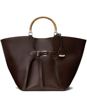 Ralph Lauren Leather Ralph Tote Bag - Brown