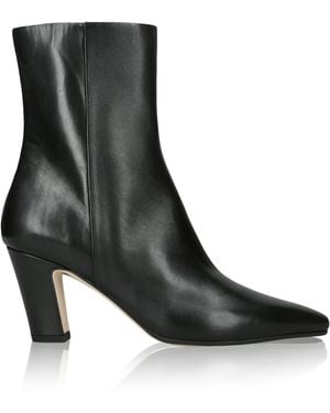 Aeyde Leather Maris Ankle Boots 75 - Black