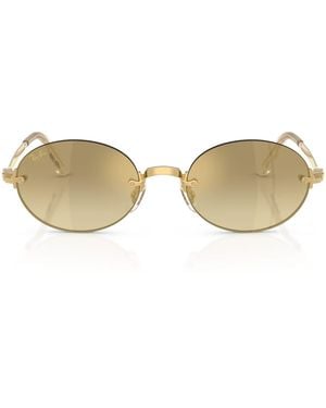 Ray-Ban By A$Ap Rocky Oval Sunglasses - Metallic