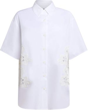 Rag & Bone Amy Lace Shirt - White