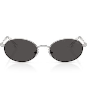 Swarovski Sk7033 Oval Sunglasses - Grey