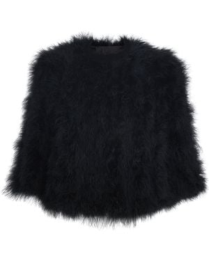 Yves Salomon Feather Jacket - Black