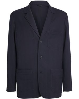 Paul Smith Wool-Blend Unstructured Blazer - Blue