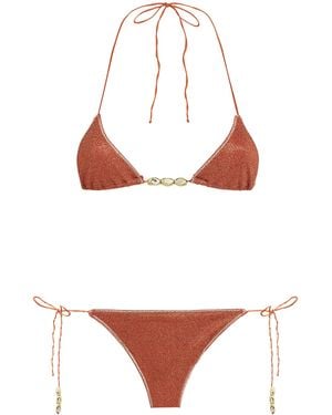 Oséree Glazed Lumière Bikini - Brown