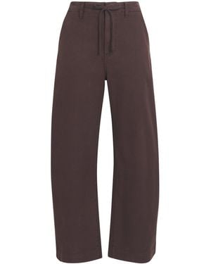 PAIGE Arellia High-Rise Barrel Jeans - Brown