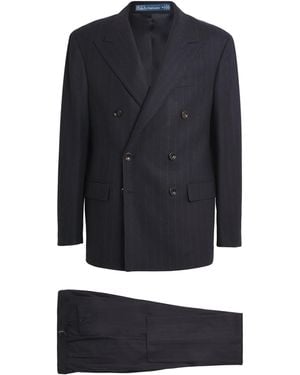 Polo Ralph Lauren Wool Chalk-Stripe 2-Piece Suit - Blue