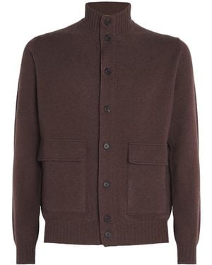 FIORONI CASHMERE Cashmere Cardigan - Brown