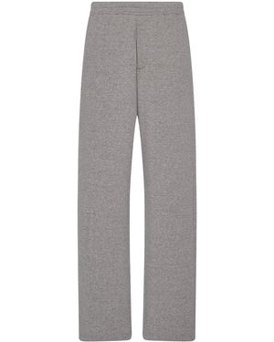 The Row Quain Cotton-Cashmere Joggers - Grey