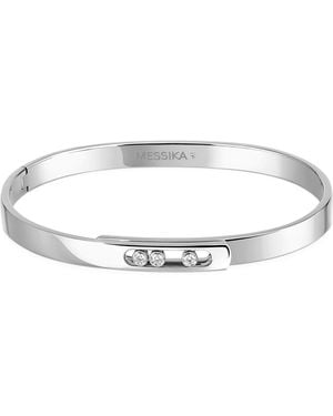 Messika Move Noa And Diamond Bangle - White