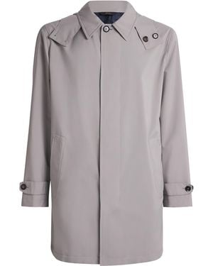 Brioni Water-Repellent Performa Raincoat - Grey