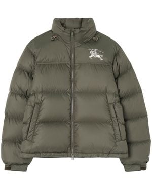 Burberry Down Ekd Puffer Jacket - Green