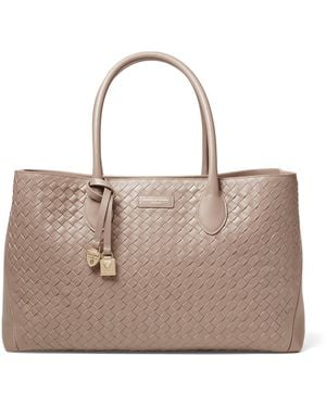 Aspinal of London Leather London Tote Bag - Brown