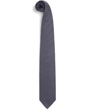 Corneliani Silk Patterned Tie - Blue