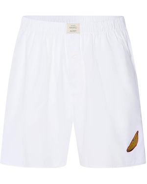 Hanro X Charlotte Adam Cotton Shorts - White