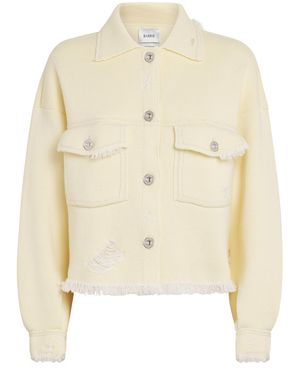 Barrie Cashmere-Cotton Denim Jacket - Natural