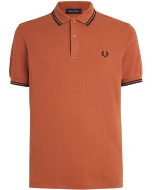 Fred Perry Twin Tipped Polo Shirt - Orange