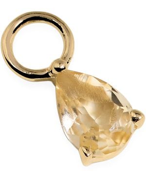 Astrid & Miyu And Citrine Birthstone Earring Charm - Metallic
