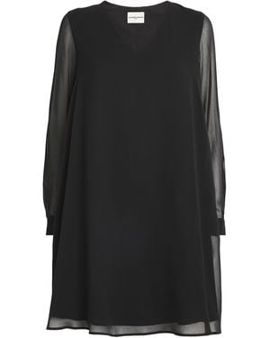 Claudie Pierlot V-Neck Babydoll Dress - Black