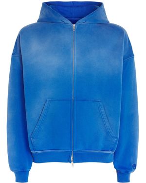 Picante Organic Cotton Everyday Zip-Up Hoodie - Blue