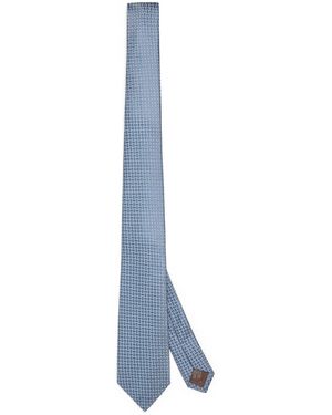 Canali Silk Jacquard Tie - Blue