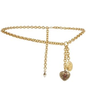 Chloé Heart Chain Belt - Metallic