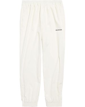 Balenciaga Logo Track Trousers - White