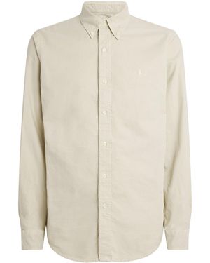 Polo Ralph Lauren Garment-Dyed Oxford Shirt - White