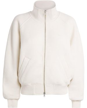 Polo Ralph Lauren Wool-Blend Knitted Track Jacket - White