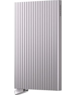 Secrid Fluted Aluminium Cardprotector - Grey