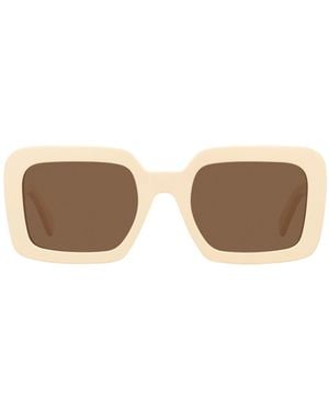 Celine Oversized Square Triomphe Sunglasses - Brown