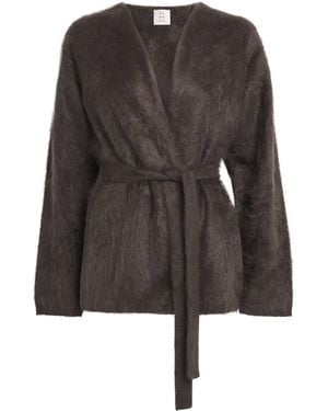 Almada Label Cashmere Aria Cardigan - Brown